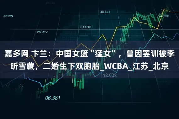 嘉多网 卞兰：中国女篮“猛女”，曾因罢训被李昕雪藏，二婚生下双胞胎_WCBA_江苏_北京