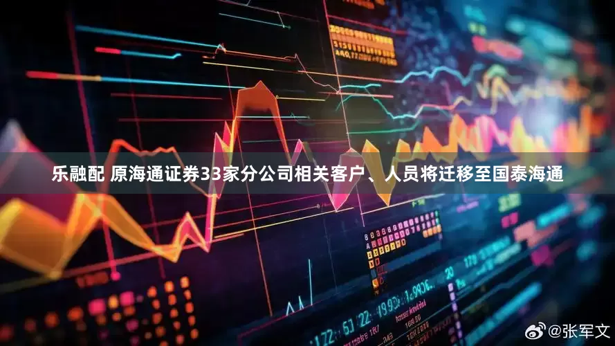 乐融配 原海通证券33家分公司相关客户、人员将迁移至国泰海通